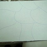 Blank sheet with shapes