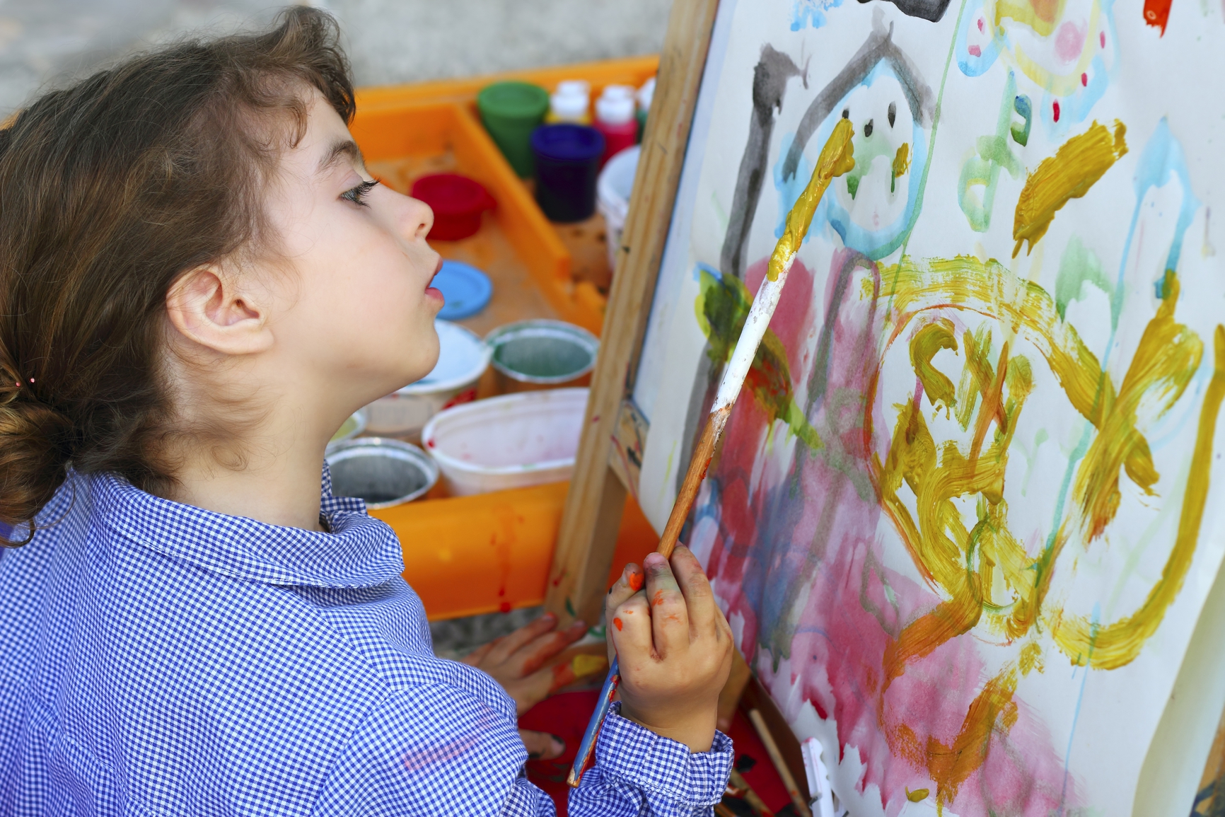 Painting for kids: Ideas for 8 different painting activities for