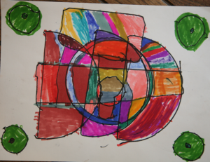 abstract design for kids drawing