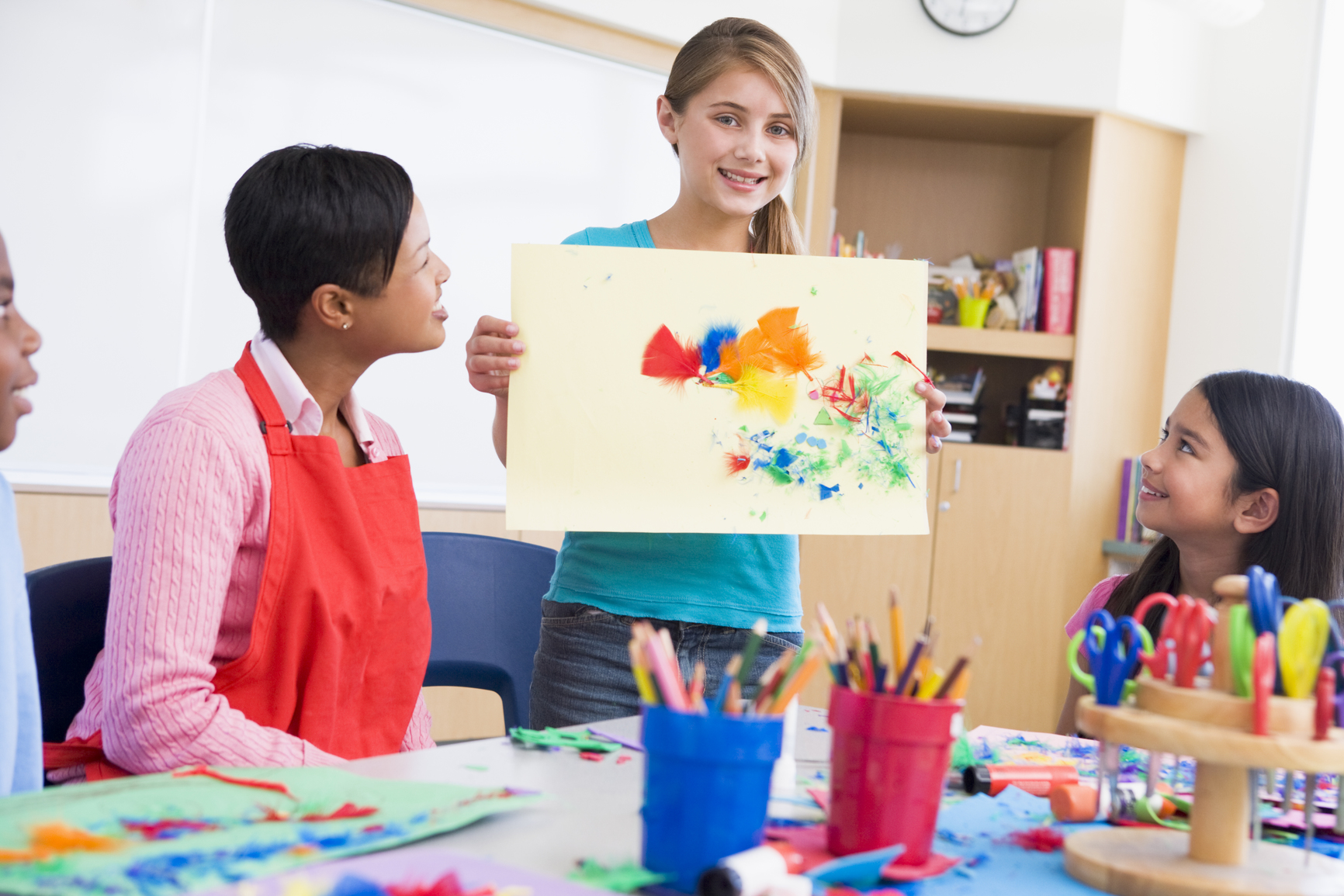 naked in art class