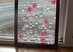 stained glass with beads