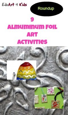 9 aluminum foil art activitie