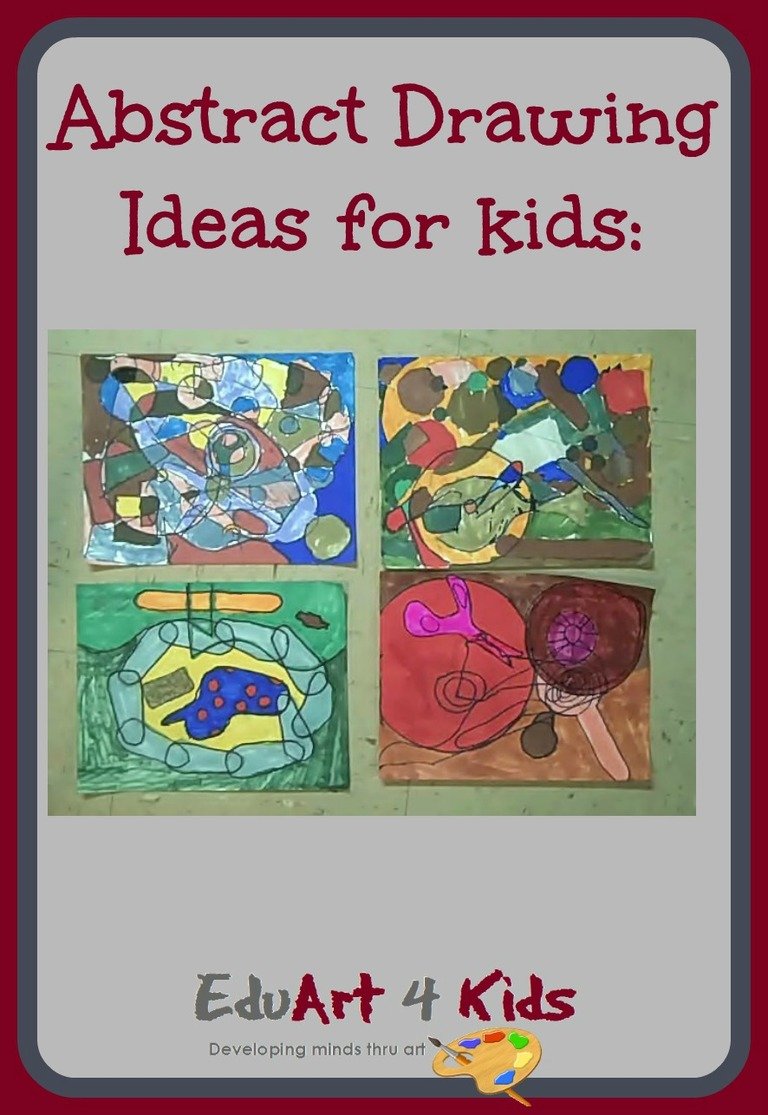 Drawing ideas for kids: Abstract drawing projects that help boost ...