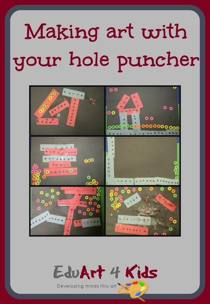 Hole punch art Add some sticky reinforcements to enhance the holes