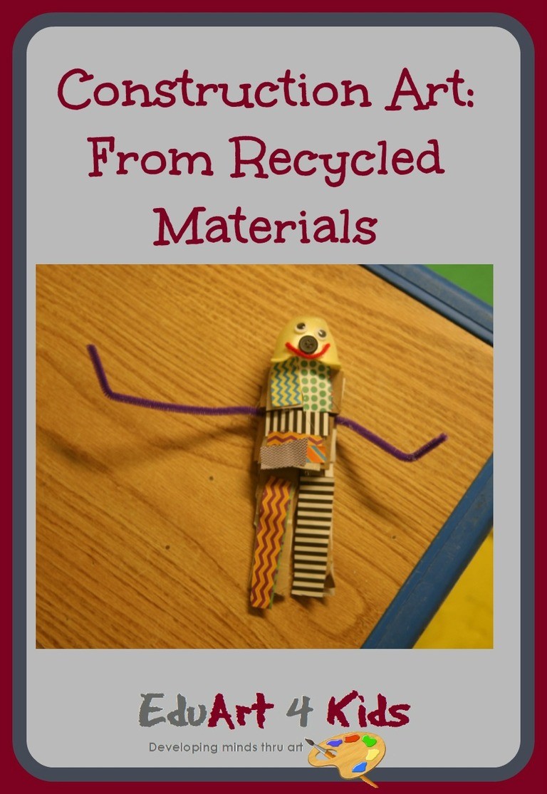 Construction art for kids