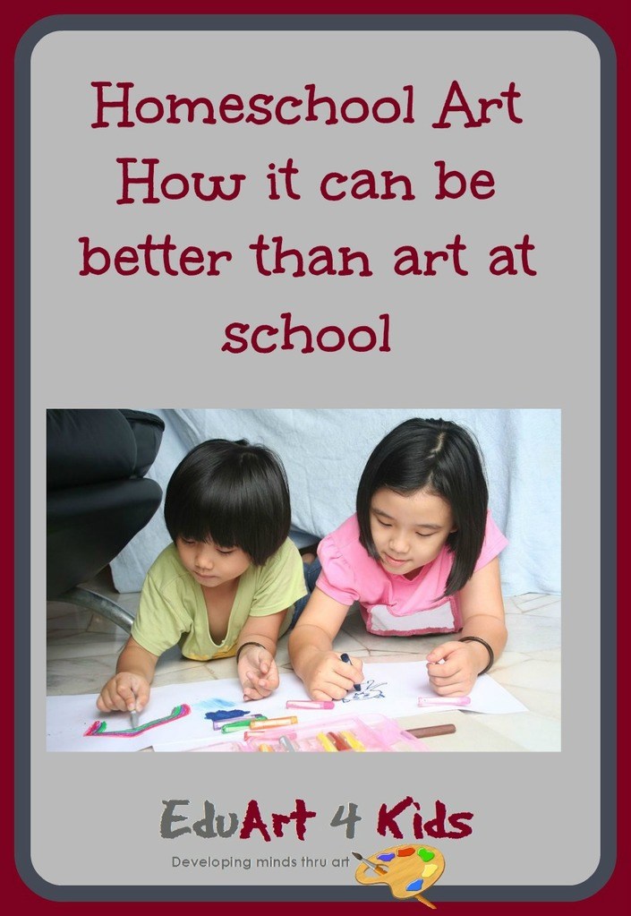 Homeschool art: What makes it better than art done in a school setting ...